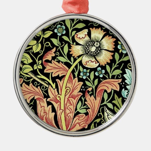 William Morris Compton Wallpaper Classic Metalen Ornament (Voorkant)