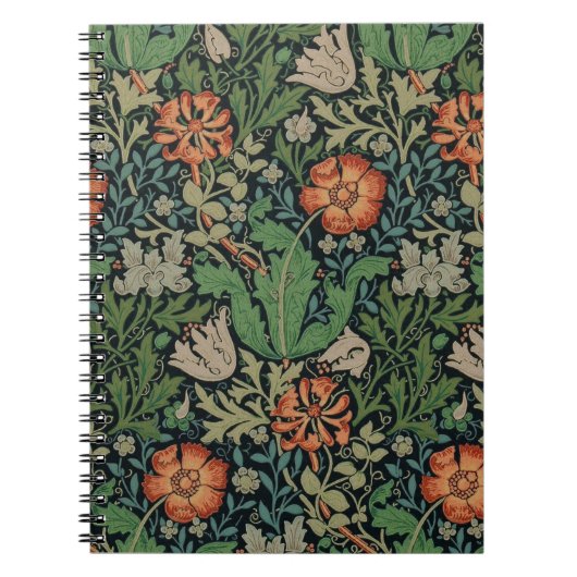 William Morris Compton Wallpaper Classic Notitieboek (Voorkant)