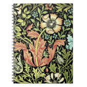 William Morris Compton Wallpaper Classic Notitieboek (Voorkant)