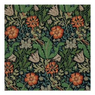 William Morris Compton Wallpaper Classic Perfect Poster