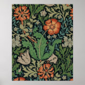 William Morris Compton Wallpaper Classic Poster (Voorkant)