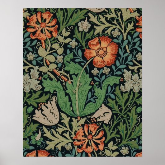 William Morris Compton Wallpaper Classic Poster (Voorkant)