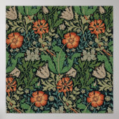 William Morris Compton Wallpaper Classic Poster (Voorkant)