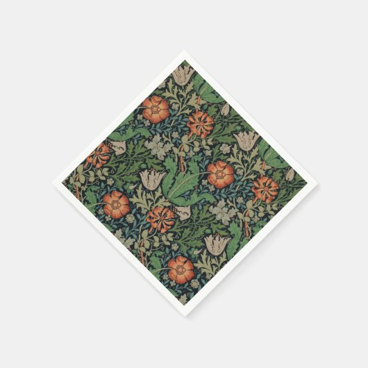William Morris Compton Wallpaper Classic Servetten (Hoek)