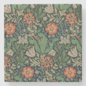William Morris Compton Wallpaper Classic Stenen Onderzetter (Voorkant)
