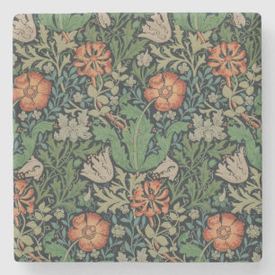 William Morris Compton Wallpaper Classic Stenen Onderzetter