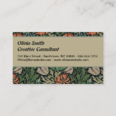 William Morris Compton Wallpaper Classic Visitekaartje (Voorkant)