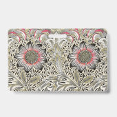 William Morris Corncockle behang floral Badge (Achterkant)