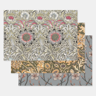 William Morris Corncockle behang floral Inpakpapier Vel