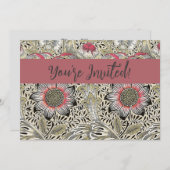 William Morris Corncockle behang floral Kaart (Voorkant / Achterkant)