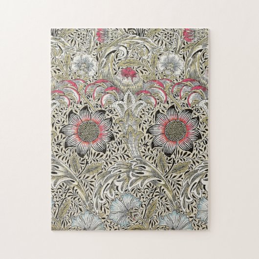 William Morris Corncockle behang floral Legpuzzel (Verticaal)