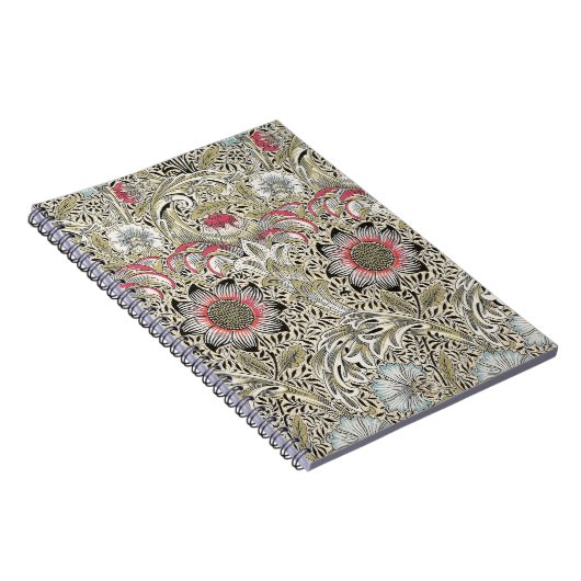 William Morris Corncockle behang floral Notitieboek (Rechterzijde)