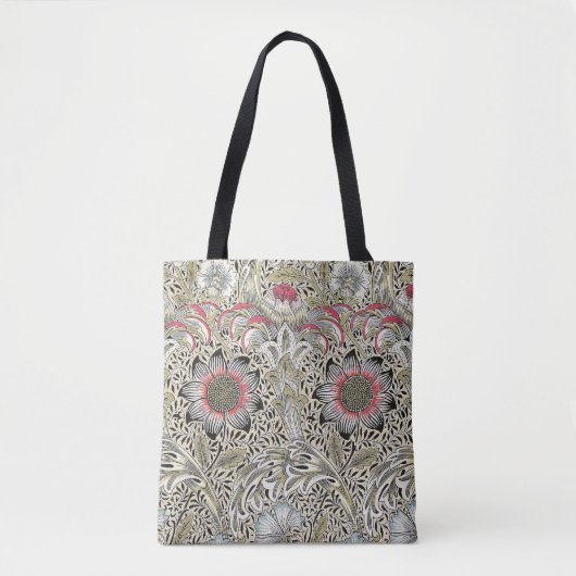 William Morris Corncockle behang floral Tote Bag (Voorkant)