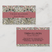 William Morris Corncockle behang floral Visitekaartje (Voorkant / Achterkant)