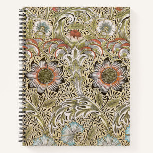 William Morris Corncockle Botanische Wijnstok Bloe Notitieboek