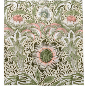 William Morris Corncockle Douchegordijn
