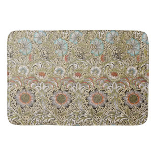 William Morris Corncockle Vintage Bloemmotief Badmat