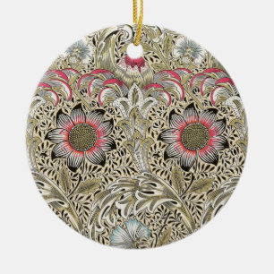 William Morris Corncockle Vintage Bloemmotief Keramisch Ornament
