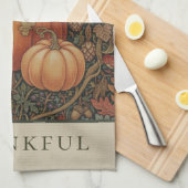William Morris Cottage Dankbare Pompoen Herfst Theedoek (Quarter Fold)