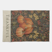 William Morris Cottage Dankbare Pompoen Herfst Theedoek (Horizontaal)