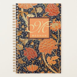 William Morris - Cray - Art Nouveau Sinaasappel Bl Planner