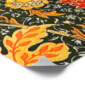 William Morris Cray Behang Bloem Patroon Poster (Hoek)