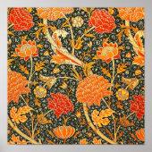 William Morris Cray Behang Bloem Patroon Poster (Voorkant)
