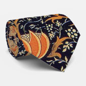 William Morris Cray Behang Bloem Patroon Stropdas (Opgerold)