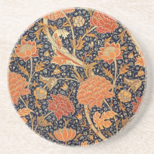 William Morris Cray Behang Bloem Patroon Zandsteen Onderzetter
