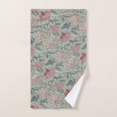 William Morris Cray Bloemenroze groen Bad Handdoek (Handdoek)