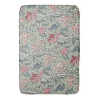 William Morris Cray Bloemenroze groen Badmat