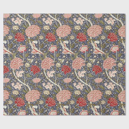 William Morris Cray bloemmotief Cadeaupapier (Vlak)
