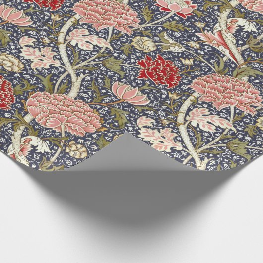 William Morris  Cray bloemmotief Cadeaupapier (Hoek)