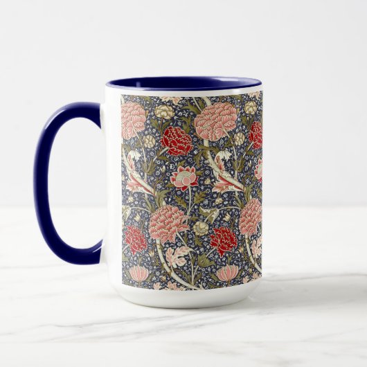 William Morris Cray bloemmotief Mok (Links)