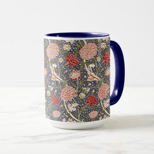 William Morris  Cray bloemmotief Mok (Voorkant rechts)