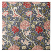 William Morris  Cray bloemmotief Tegeltje (Voorkant)