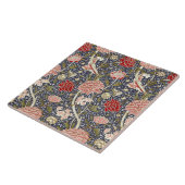 William Morris  Cray bloemmotief Tegeltje (Zijkant)