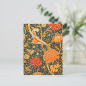 William Morris Cray Bloemmotief Vintage Briefkaart (Staand voorkant)