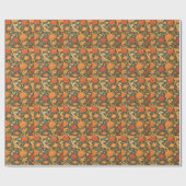 William Morris Cray Bloemmotief Vintage Cadeaupapier (Vlak)