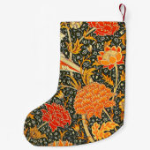 William Morris Cray Bloemmotief Vintage Kleine Kerstsok (Achterkant)