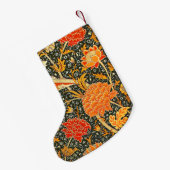 William Morris Cray Bloemmotief Vintage Kleine Kerstsok (Achterkant (Hangend))