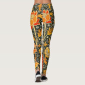 William Morris Cray Bloemmotief Vintage Leggings (Achterkant)