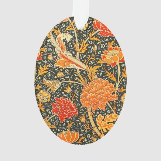 William Morris Cray Bloemmotief Vintage Ornament (achterkant)