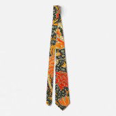 William Morris Cray Bloemmotief Vintage Stropdas (Achterkant)