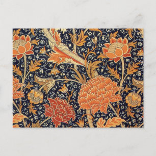 William Morris Cray Bloempatroon Vintage Briefkaart