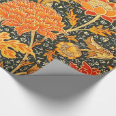 William Morris Cray Bloempatroon Vintage Cadeaupapier (Hoek)