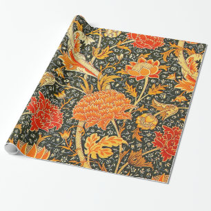 William Morris Cray Bloempatroon Vintage Cadeaupapier