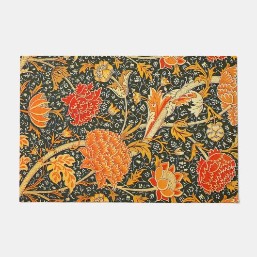 William Morris Cray Bloempatroon Vintage Deurmat (Voorkant)