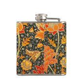 William Morris Cray Bloempatroon Vintage Heupfles (Achterkant)