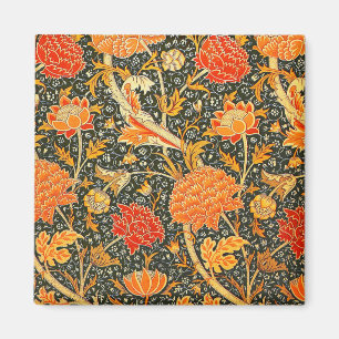 William Morris Cray Bloempatroon Vintage Magneet